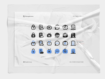 Introducing: Sexyicons 😍 bulk duotone figma icon icon design iconograpgy line pack set sexy solid svg ui
