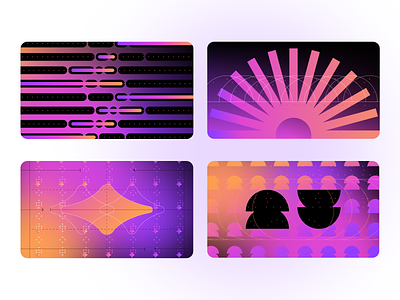 Blog post graphics 02 abstract education flat geometric gradient graphic illustration patterns shapes