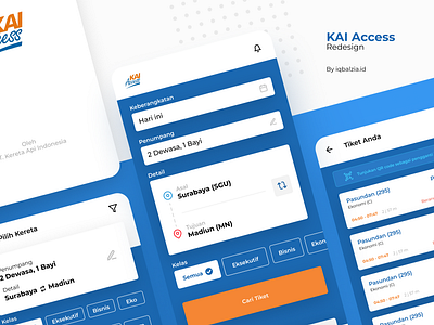 KAI Access Apps Redesign | Train Booking Apps | Designathon