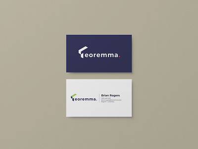 Teoremma Business Cards Design bogota brand design brand identity branding business card design businesscard clean colombia logo logodesign logotype stationery