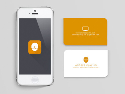 Web Design Personal Identity business card design iphone logo minimal personal identity web design