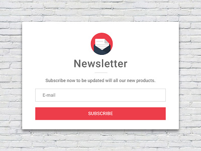 Newsletter Subscription Card challenge clean design minimal newsletter subscription ui user experience user interface ux