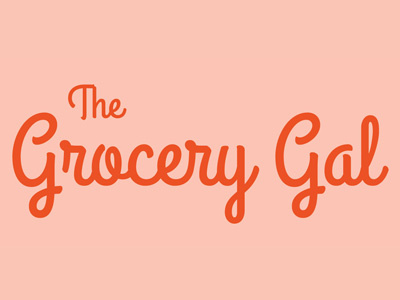 Grocery Gal Logo Type business collateral logo shopping