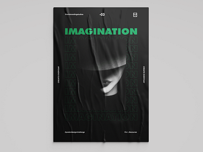 Imagination design poster design