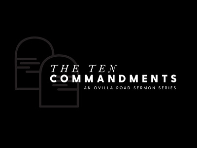 Ten Commandment Sermon Design