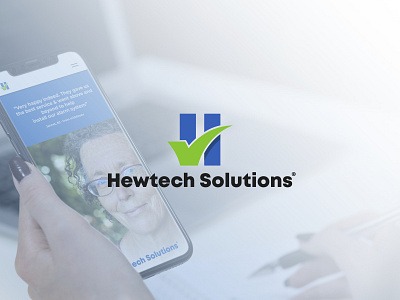 Hewtech solutions branding branding design branding designer corporate branding design icon logo logo design vector