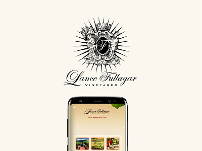 Fullagar Vineyards branding design ecommerce logo ui ux website wine label
