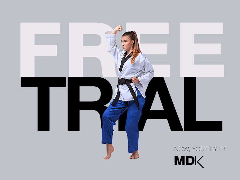 MDK TaeKwonDo Digital Ad Campaign animation digital ad digital ad campaign digital campaign instagram taekwondo typhography