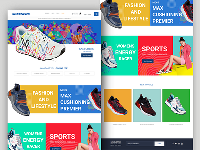 SKECHERS DESIGN 3d branding doodle graphic graphic design model new design product sexy shoues trend ui ux variety