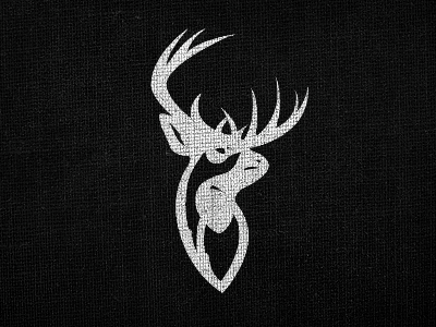 White Tail Ranch branding buck deer identity logo mark ranch tail white