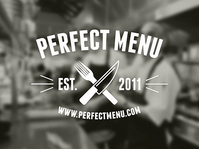Perfect Menu branding food logo menu perfect menu restaurant startup