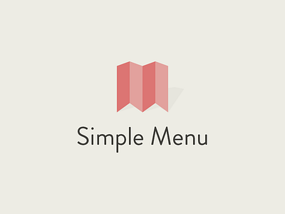 Simple Menu branding expand identity logo menu minimal order simple simplicity