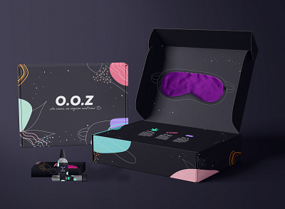 O.O.Z Product Packaging brand brand design brand identity branding design illustration mockup package design packaging product design typography