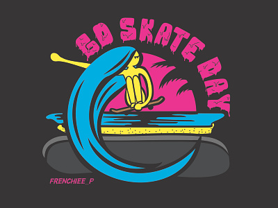 Go Skate Day branding california character design goskateday illustration logo skateboard skater typography