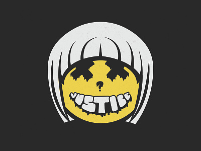 Justice character characterdesign design illustration justice logo smiley face typography