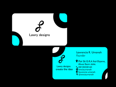 lawry design business card business card design