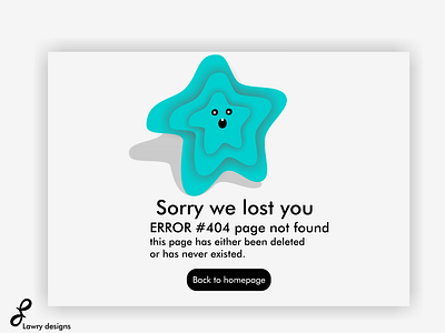 404 page design