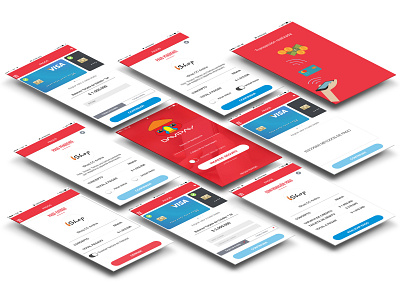 DaviPay app prototype sketch ui ux