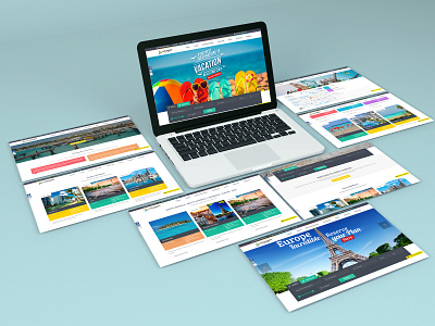 Travel agency website adobe research uxui webdesign website wordpress