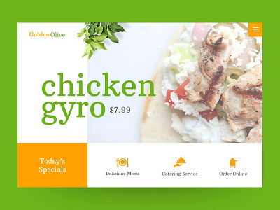 The Golden Olive food green heroimage idea nepal prabin restaurant slider ui ux website