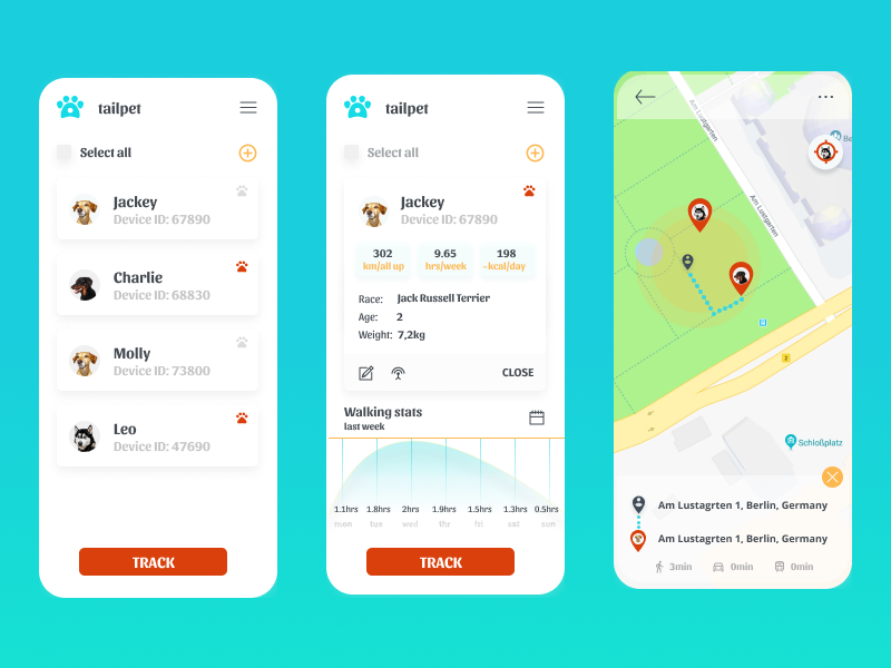 dog tracker app