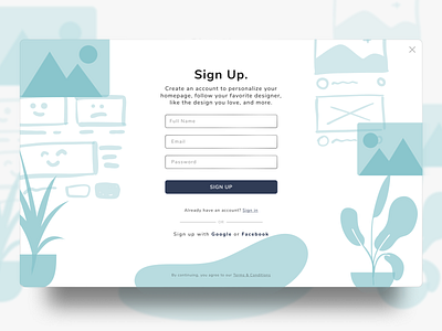 Daily Ui  001 - Sign Up