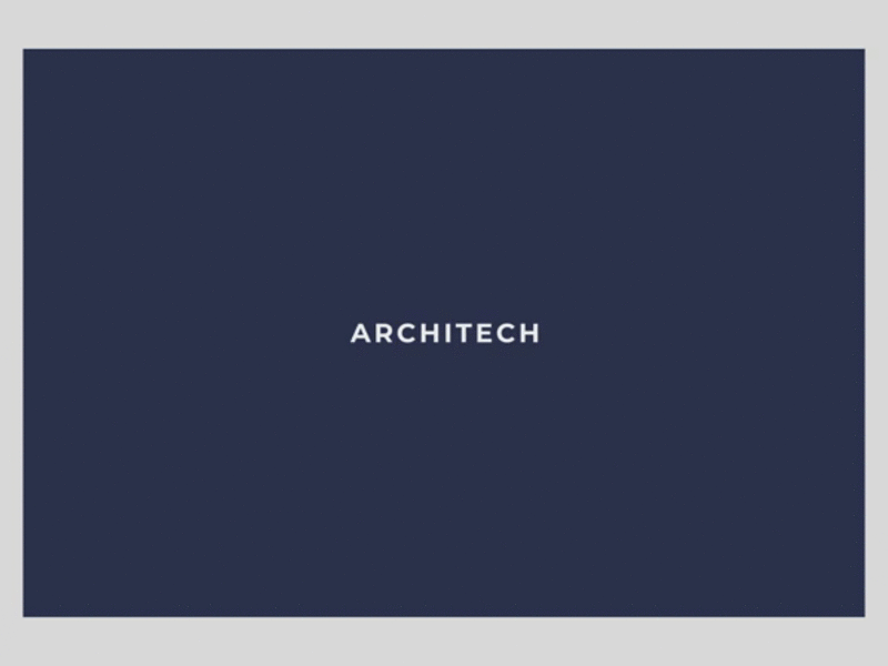 Architech animation architecture design inspiration interaction interface screen ui ux web design website