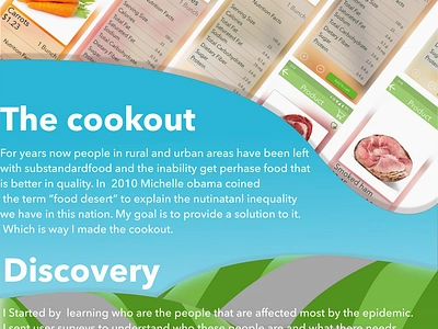 cookout case study adobexd app case study food desert