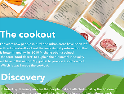 cookout case study adobexd app case study food desert