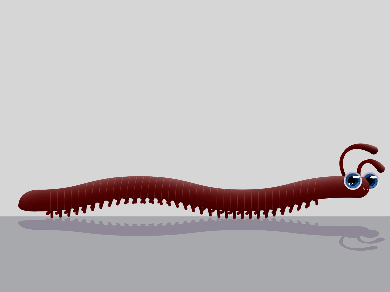 Millipede after effects animation loop animation millipede rubberhose2 walk cycle