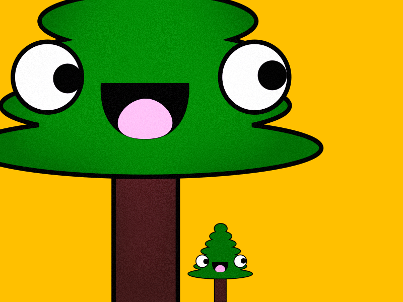 Derpy Tree 3 after effects animation loop animation motiondesignschool