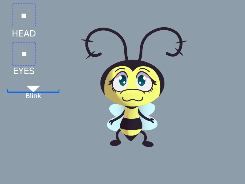 Bumble Bee after effects animation joysticksnsliders loop animation motiondesignschool rubberhose2 vector