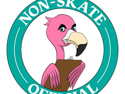 NSO Flamingo flamingo illustrator cc roller derby tshirt design vector art