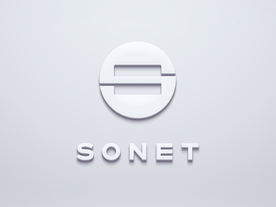 Sonet Logo card processing cards finance fintech it logo minimal technology