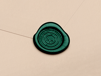 Seal of Chairmaker Sádlík chair chairmaker envelope logo minimal seal symbol tree rings wood