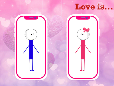 Love is,,, adobexd creative design dailyui design dribbbleweeklywarmup love loveis mobile ui ux