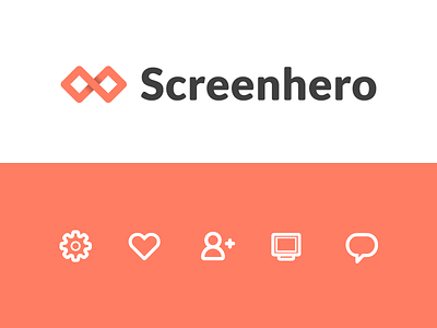 Screenhero brand WIP brand lato logo mark style