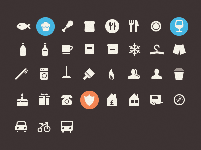 Glyph icons pack