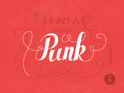 "I'm a punk" booklet booklet calligraphy hand hand writing lettering type
