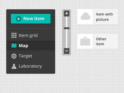 Style draft grid item navigation simple style toolbar ui zoom