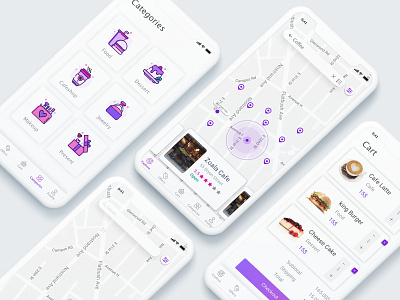 Redesign An E-Commerce App add to cart android app animation app app design design explore flat food icon ios mobile pink product redesign shop shopping store ui ux