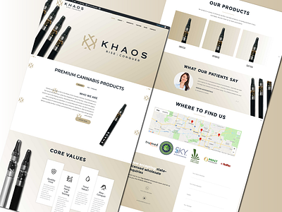 KHAOS Web Design cannabis web design wordpress