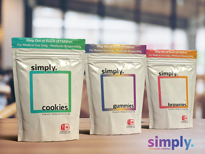 Packaging Design for Simply Edibles