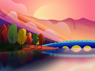 Landscape illustration