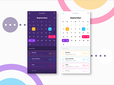 Day 5 Calendar app app design ios ui ux