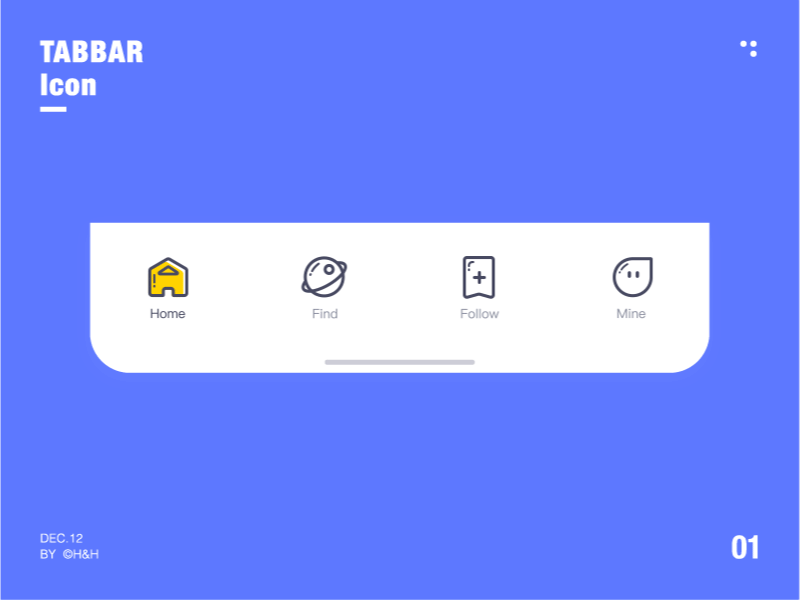 Tabbar Icon ui ux 图标 设计