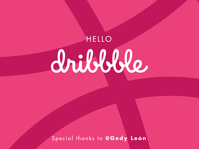 Thanks Dribbble !