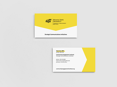 WSU's Community Engagement Institute Rebrand branding business cards design illustration logo type typography ui ux vector