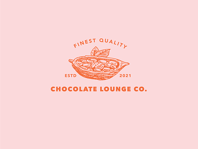 Chocolate Lounge Co Logo branding chocolatier design illustration logo type typography ui ux vector