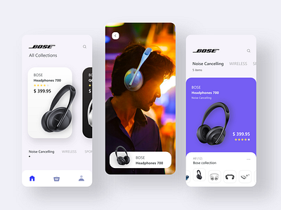 Bose 700 app design ui